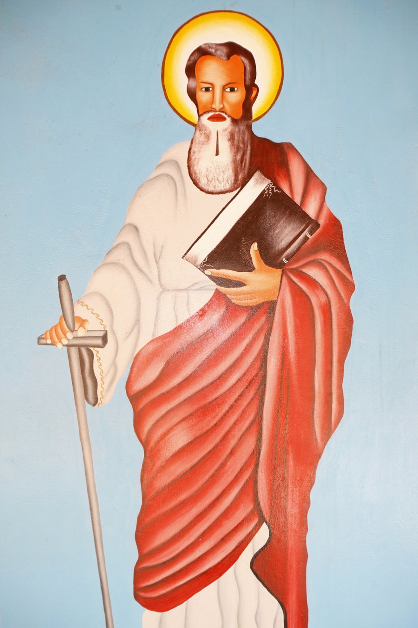 Malarstwo w katedrze w Kpalime: Saint Paul, Lome, Togo autorstwa Unbekannt