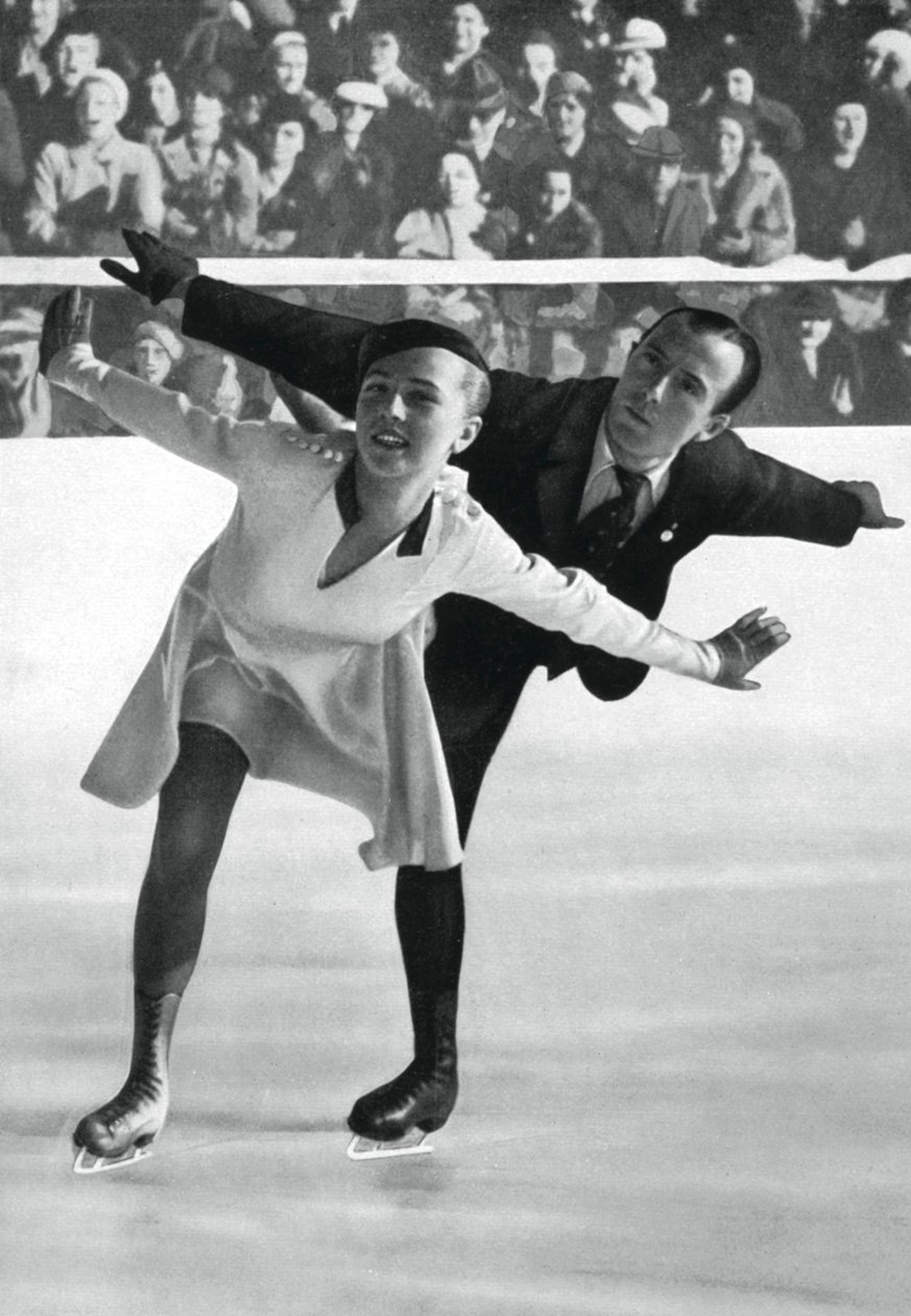 Łyżwiarstwo figurowe w parach, Zimowe Igrzyska Olimpijskie, Garmisch-Partenkirchen, Niemcy, 1936 autorstwa Unbekannt