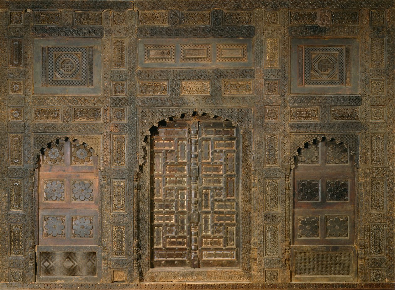 Fasada pałacu (pałac Sayyed Akbar Shah, króla Swatu 1835-57) autorstwa Unbekannt