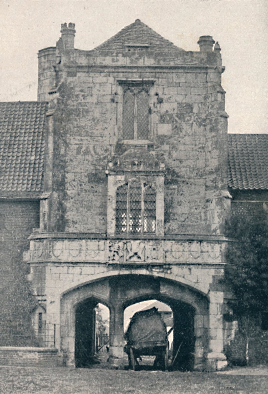 Palace Gateway, Cawood, niedaleko Yorku, 1903 autorstwa Unbekannt