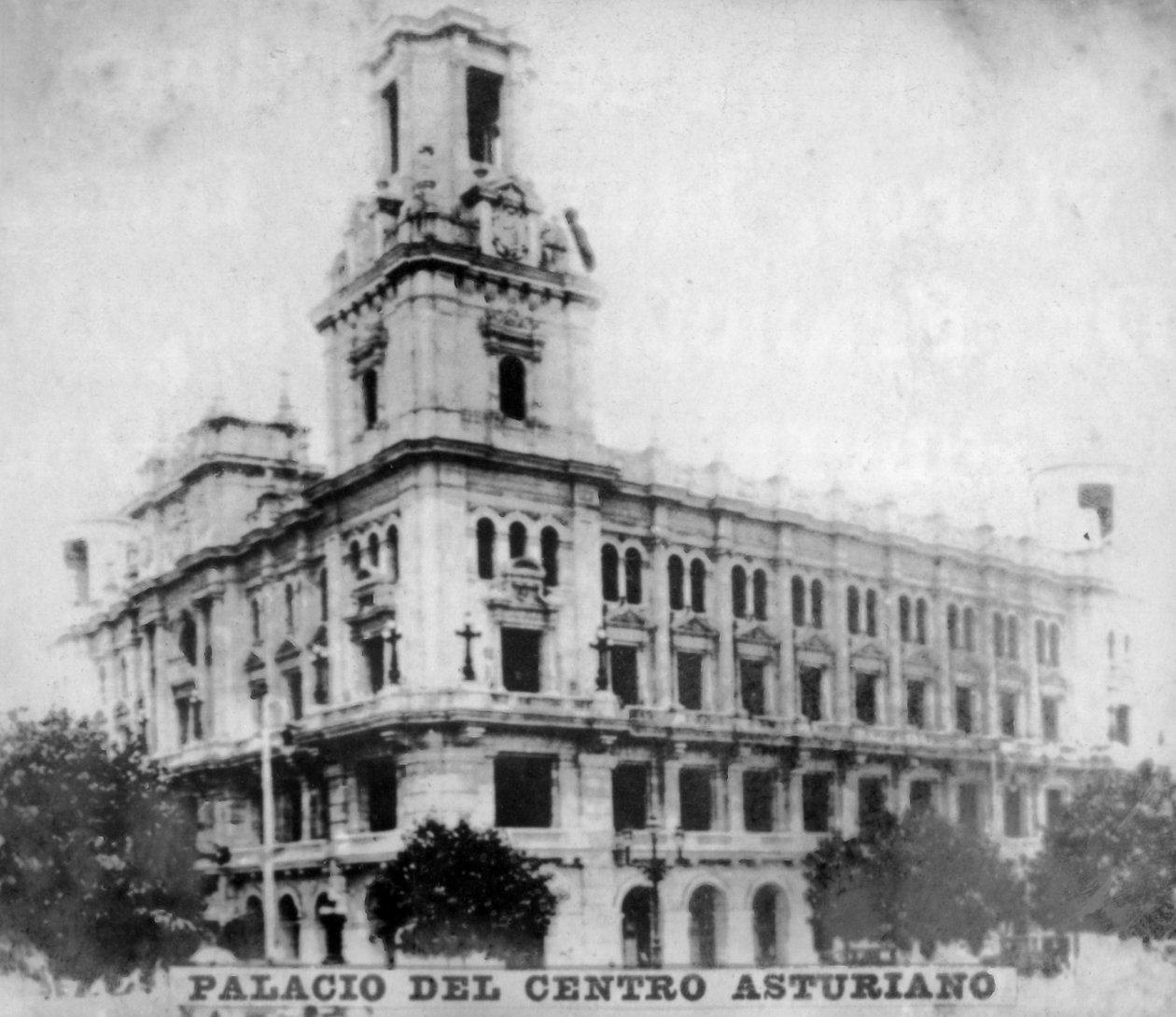 Pałac Centrum Asturii Pałac Centrum Asturii, Hawana, Kuba, c1910 autorstwa Unbekannt