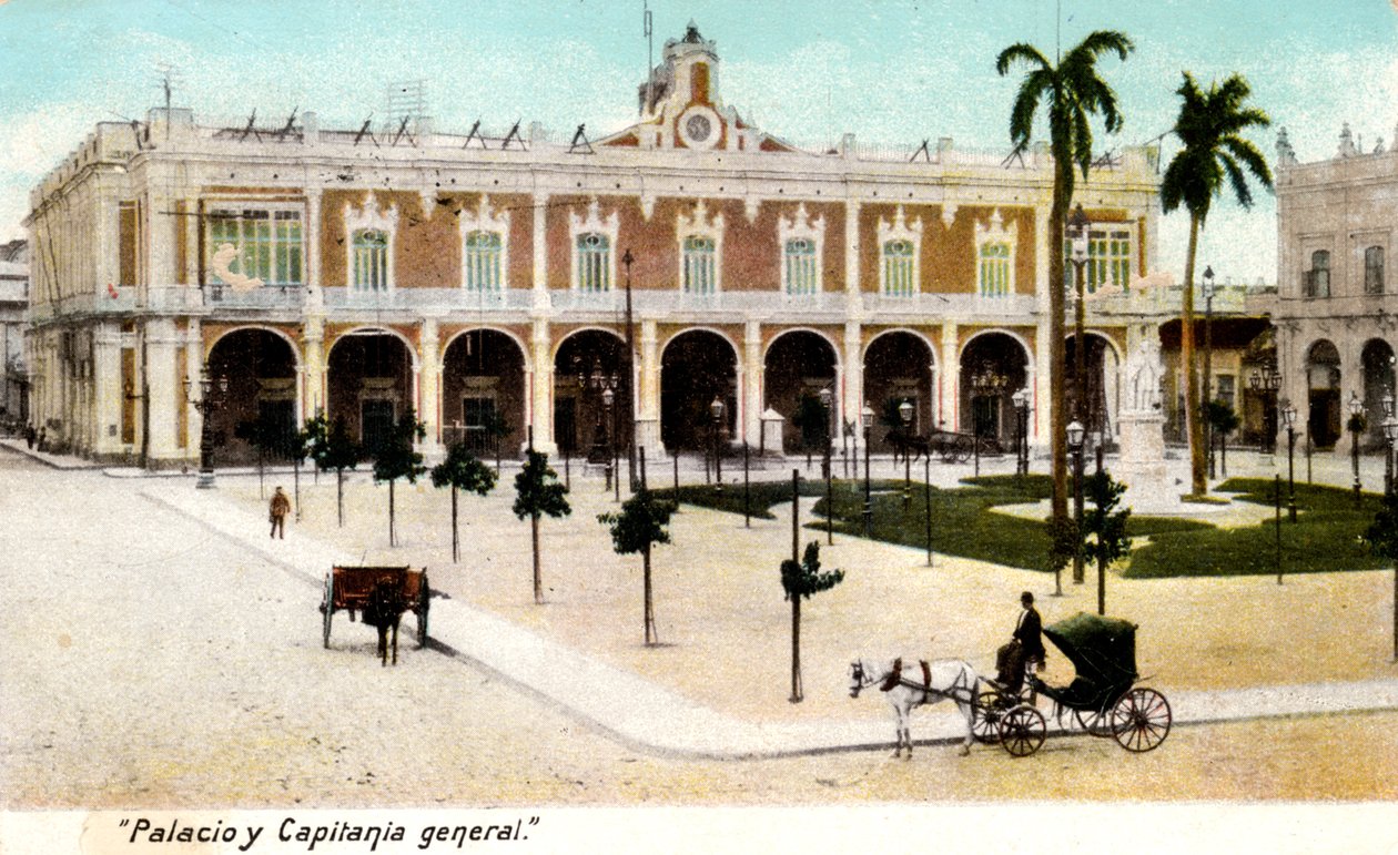 Pałac i generał kapitan, Kuba, 1907 autorstwa Unbekannt