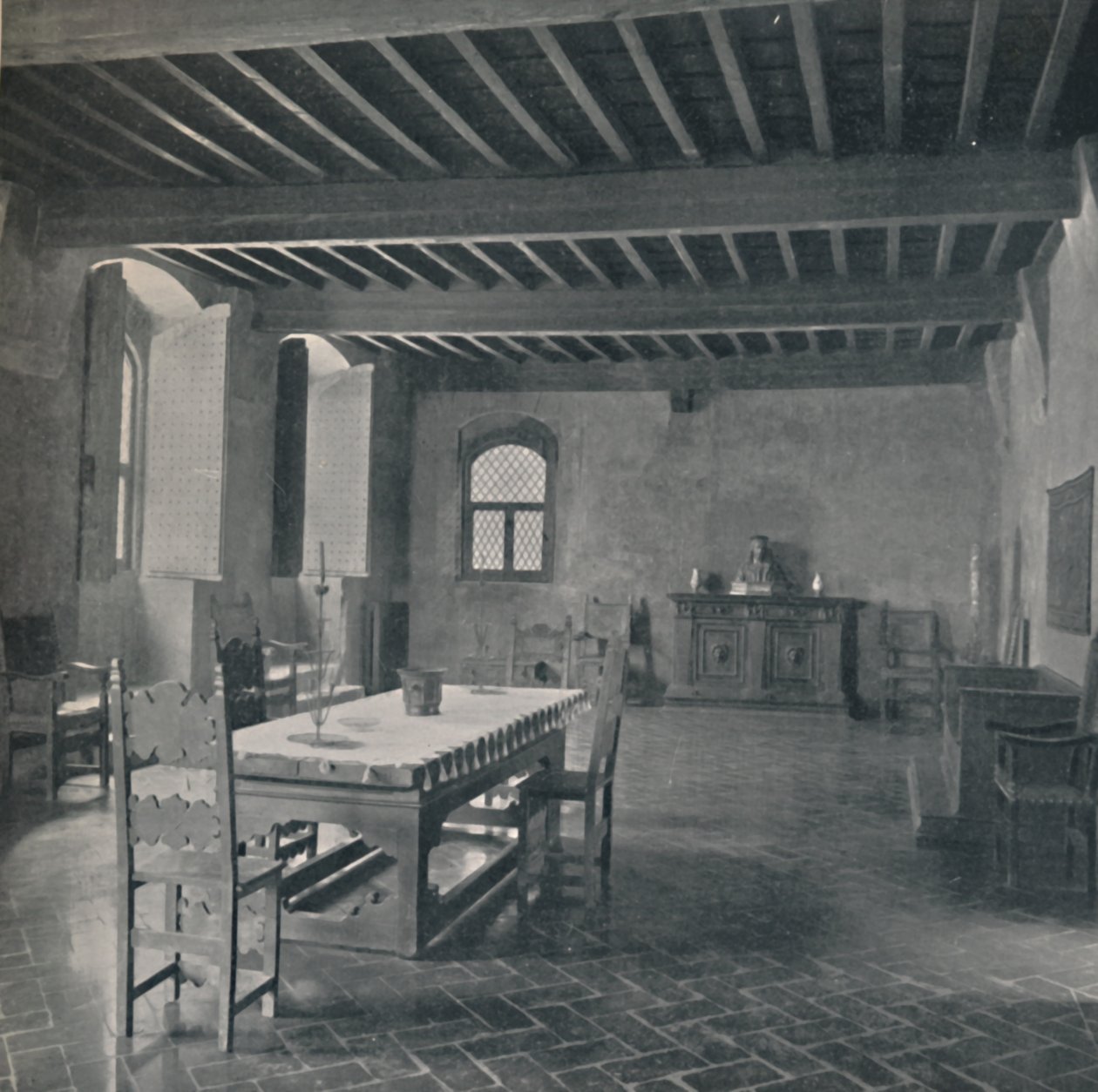 Palazzo Davanzati, główna sala na trzecim piętrze, 1928 autorstwa Unbekannt