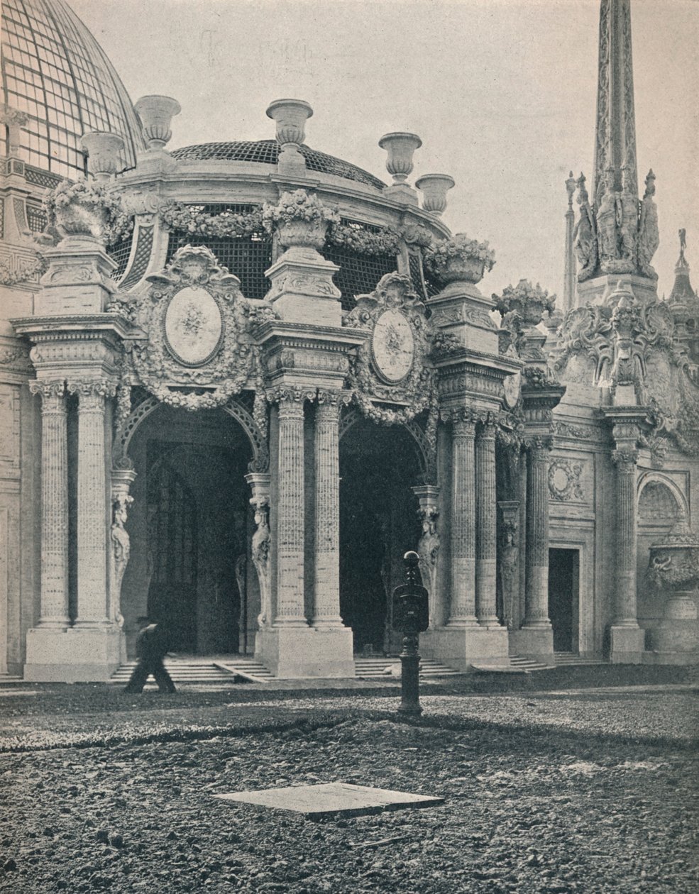 Międzynarodowa Wystawa Panama-Pacyfik: Główne wejście do Pałacu Ogrodnictwa, 1915 autorstwa Unbekannt
