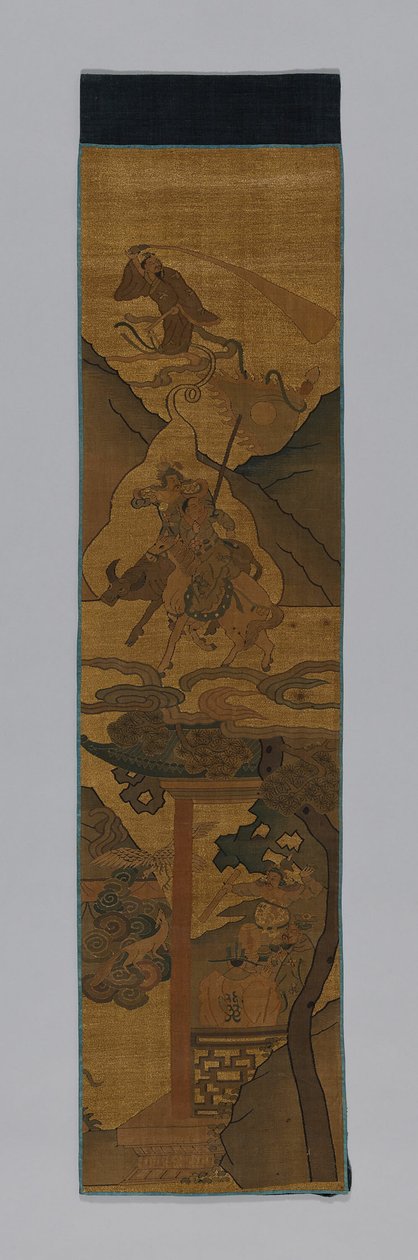 Tkanina meblowa panelowa, Chiny, dynastia Qing 1644-1911, 18001900. autorstwa Unbekannt