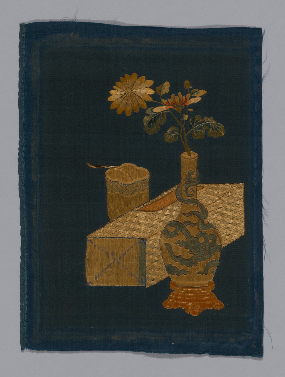 Fragment panelu, Chiny, dynastia Qing 1644-1911, 180050. autorstwa Unbekannt