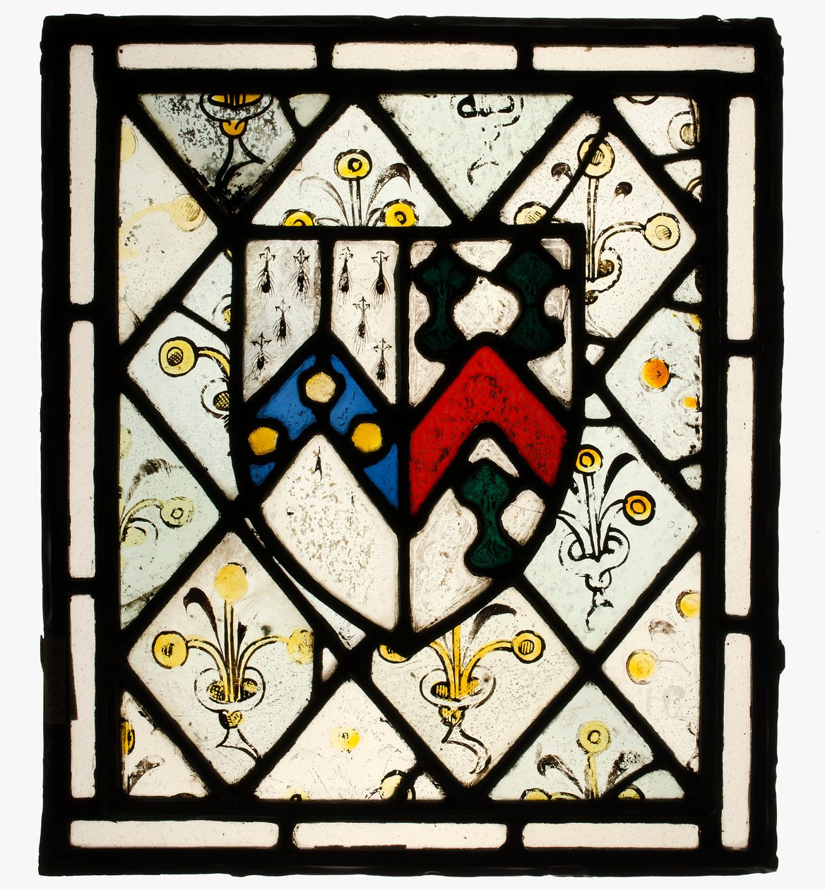 Panel z Heraldyczną Tarczą Johnsona, Brytyjczycy, ok. 1930 r. 1500. autorstwa Unbekannt