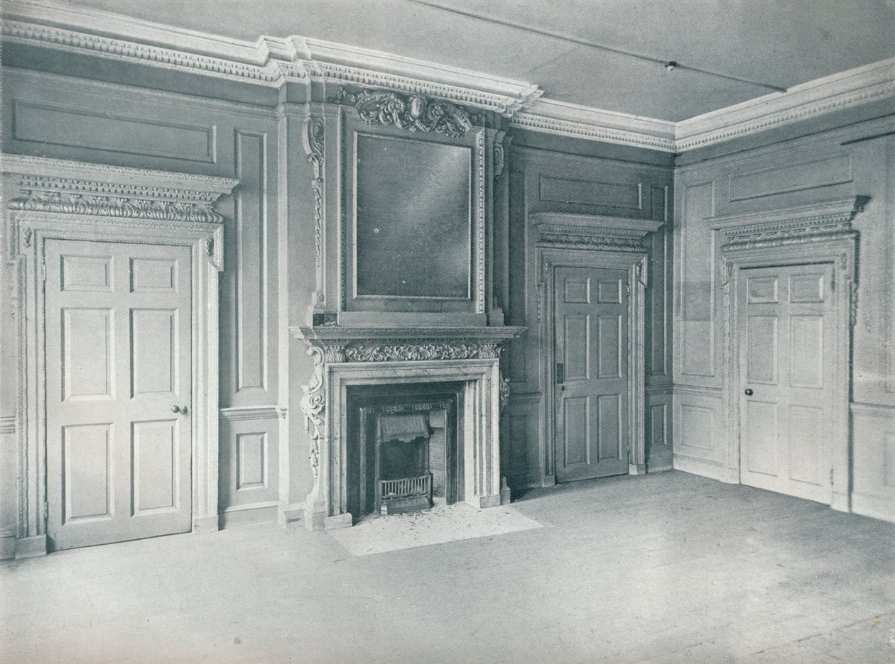 Pokój wyłożony boazerią, początek XVIII wieku, 26, Hatton Garden, 1907 autorstwa Unbekannt
