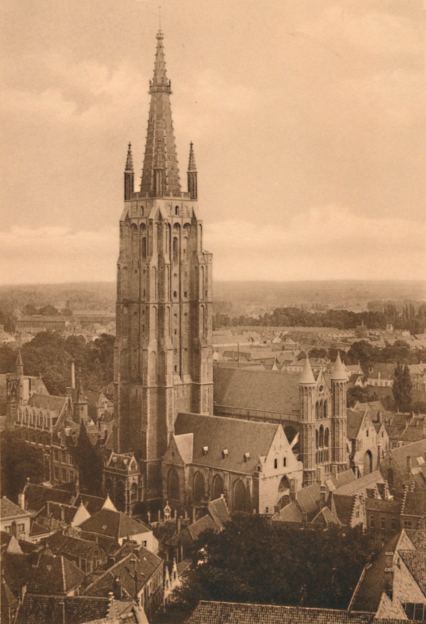 Panorama i kościół Notre-Dame, ok. 1928 autorstwa Unbekannt