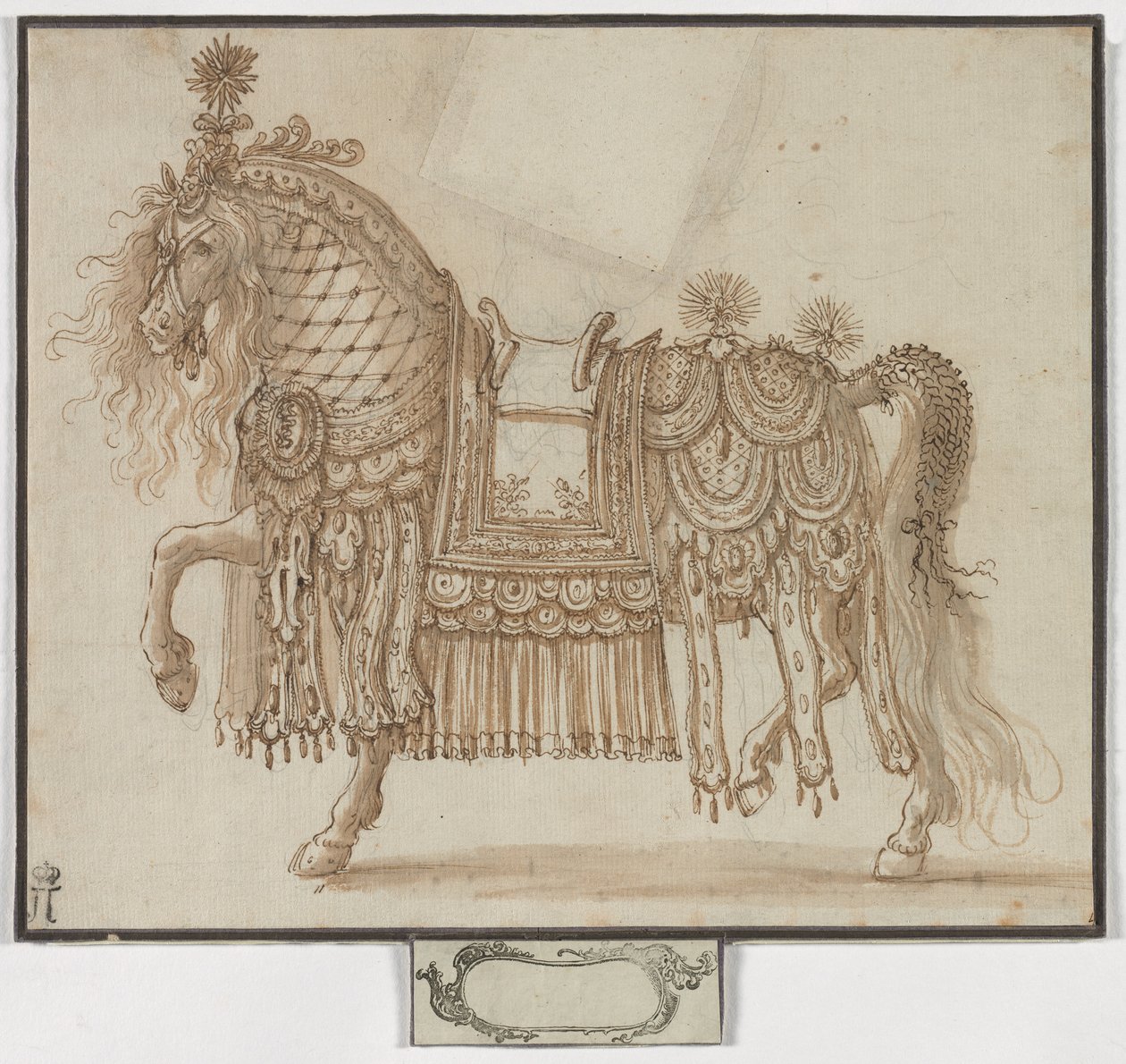 Koń paradny, 1619. autorstwa Unbekannt