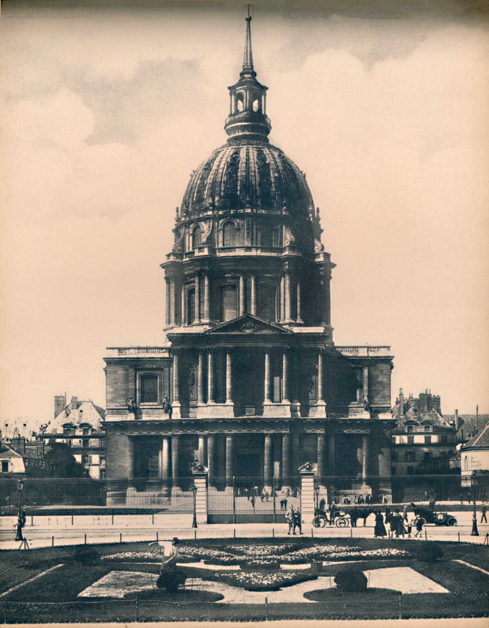 Paryż. - Hotel Des Invalides. -LL, c1910. autorstwa Unbekannt