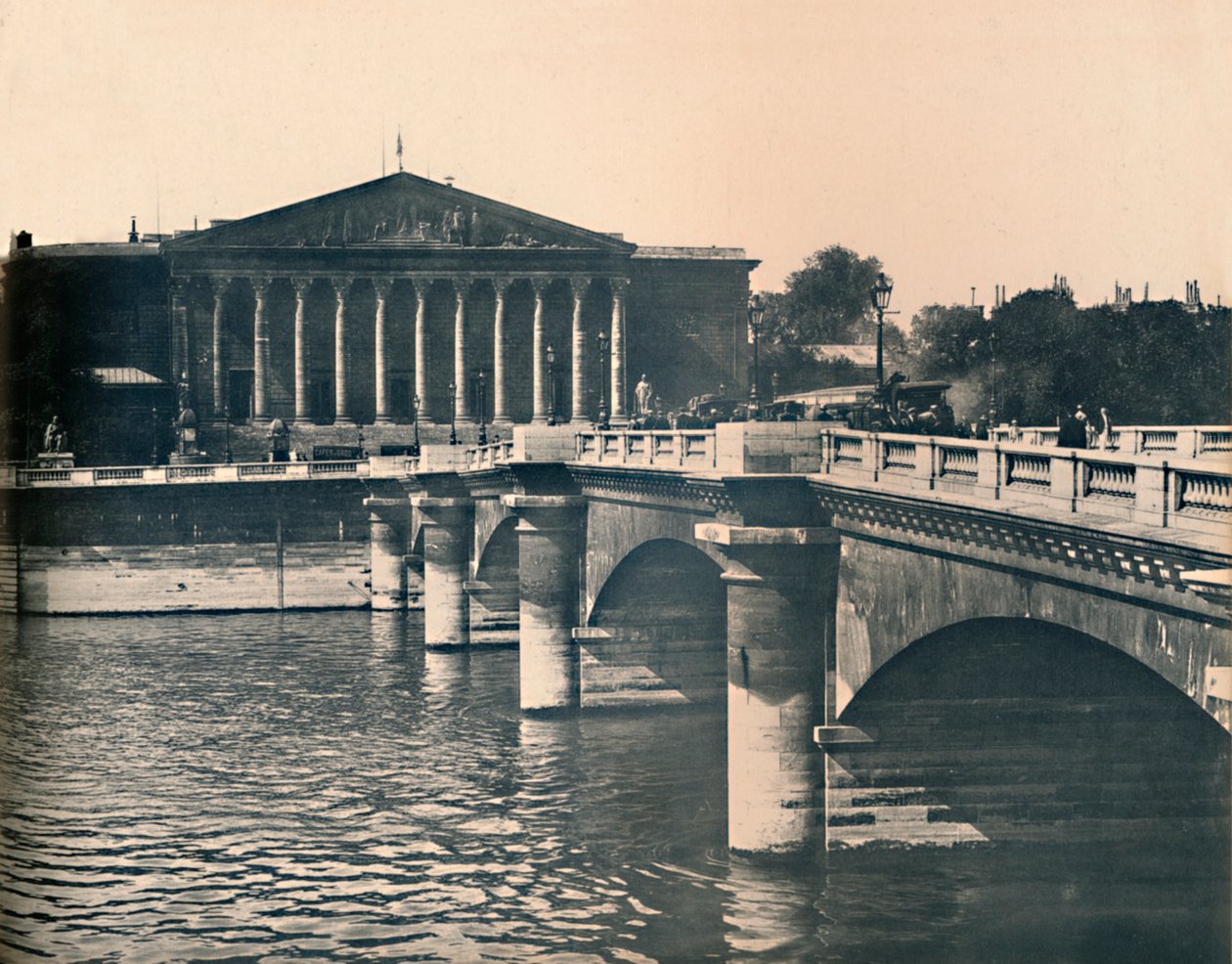 Paryż. - Izba Deputowanych. -LL, c1910. autorstwa Unbekannt