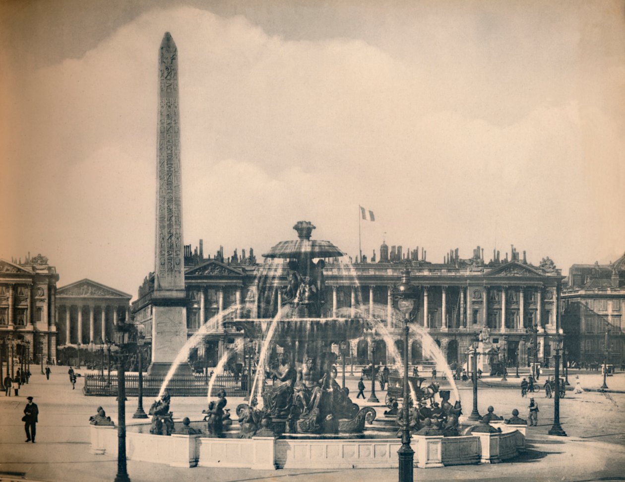 Paryż. - Place De La Concorde. -LL, c1910. autorstwa Unbekannt