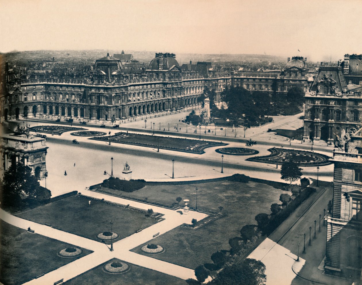 Paryż. - Tuileries. -LL, c1910. autorstwa Unbekannt