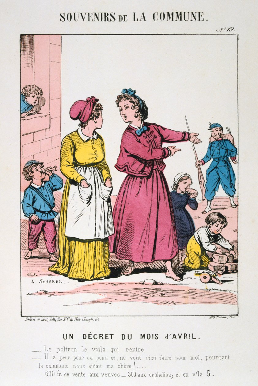 Komuna Paryska, 1871. autorstwa Unbekannt