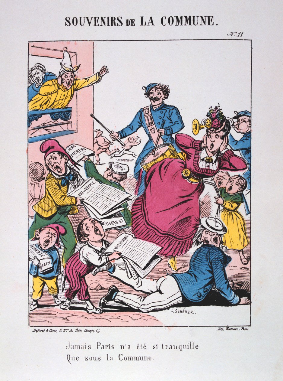 Komuna Paryska, 1871. autorstwa Unbekannt