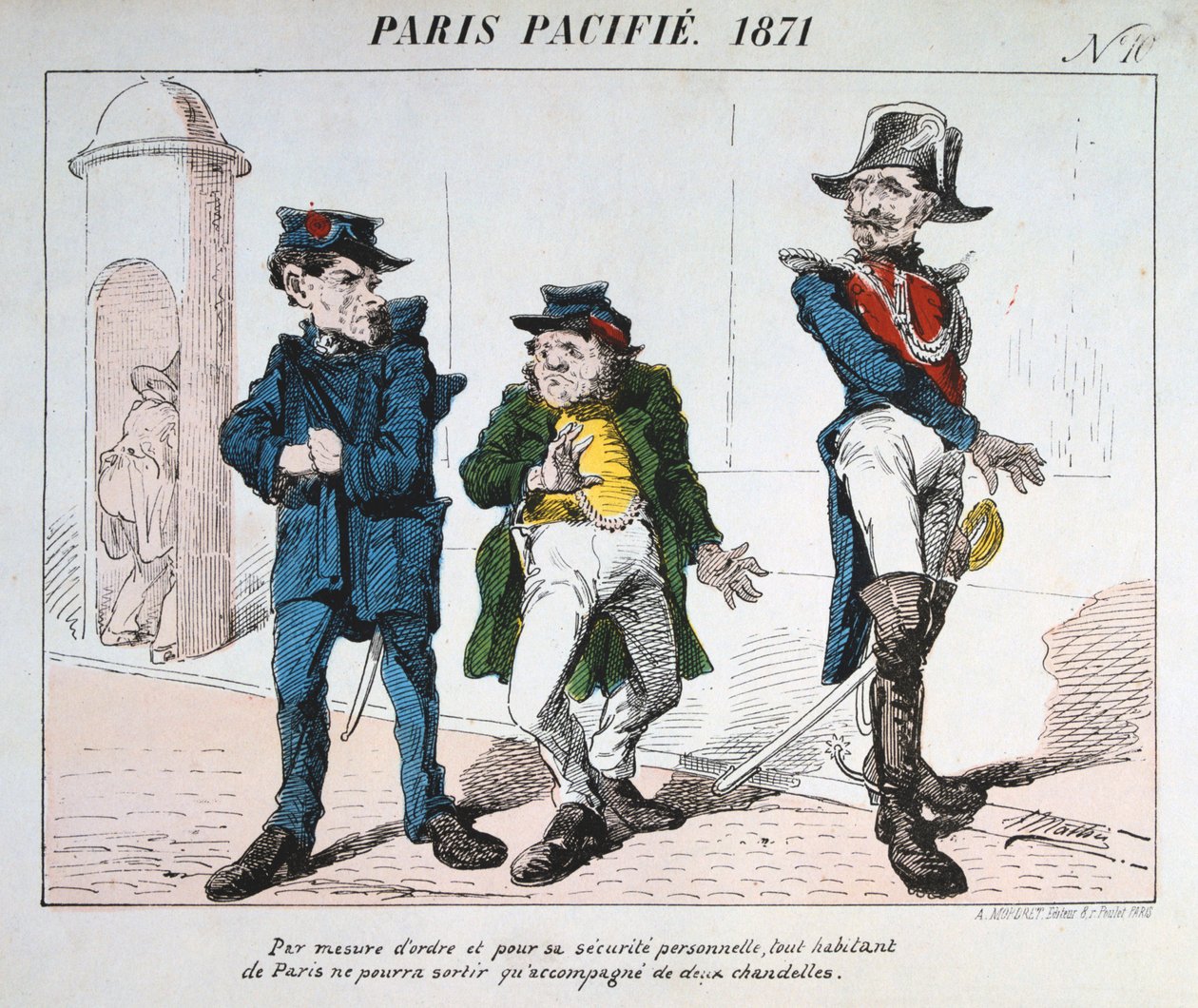 Paryż Pacyfikuje, 1871. autorstwa Unbekannt