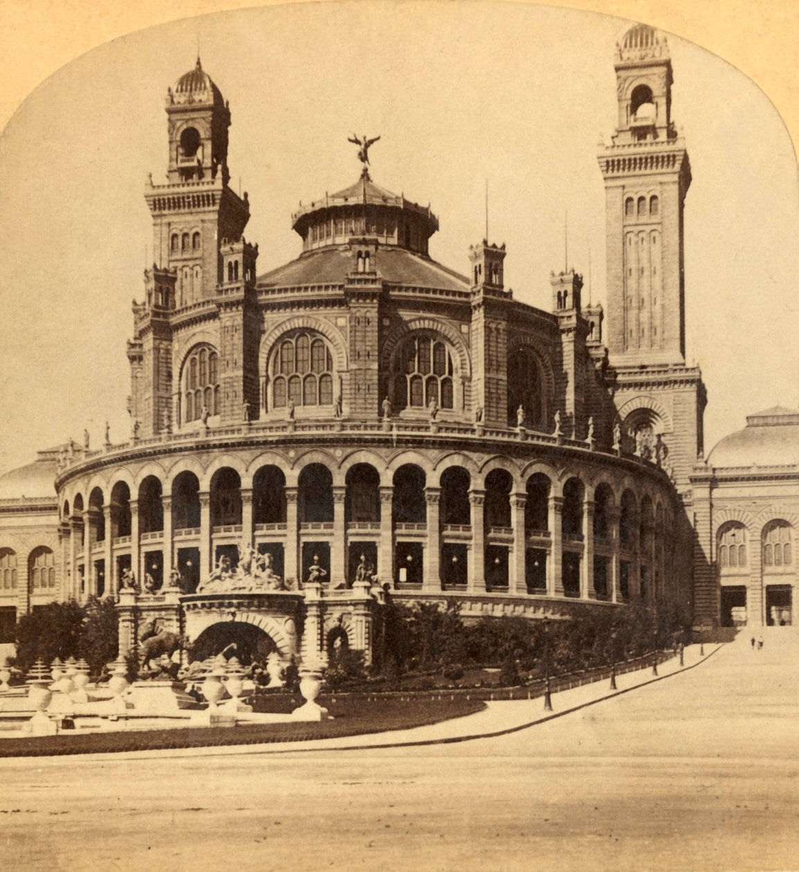 Paryż, Pałac Trocadero, ok. 1900. autorstwa Unbekannt