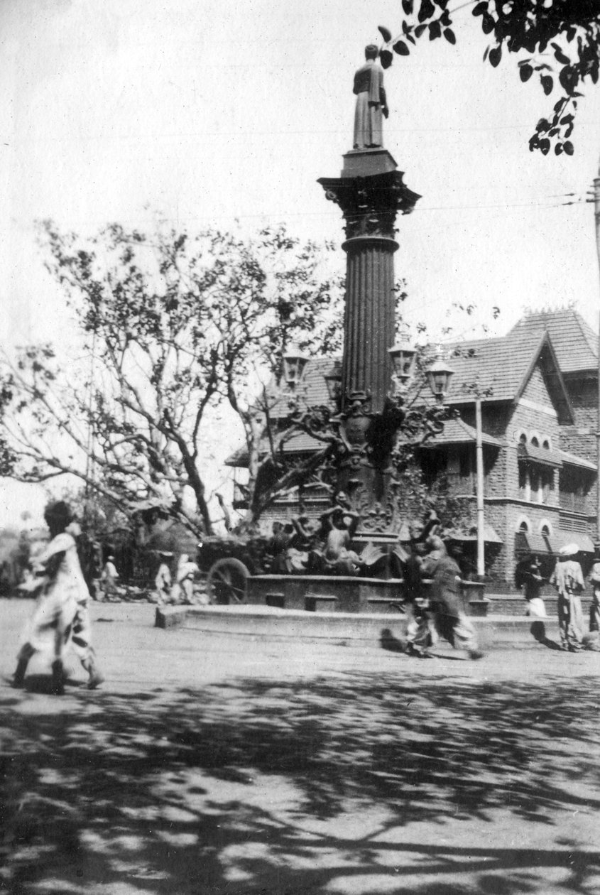 Fontanna Parsees, Mumbai, Indie, c1918 autorstwa Unbekannt