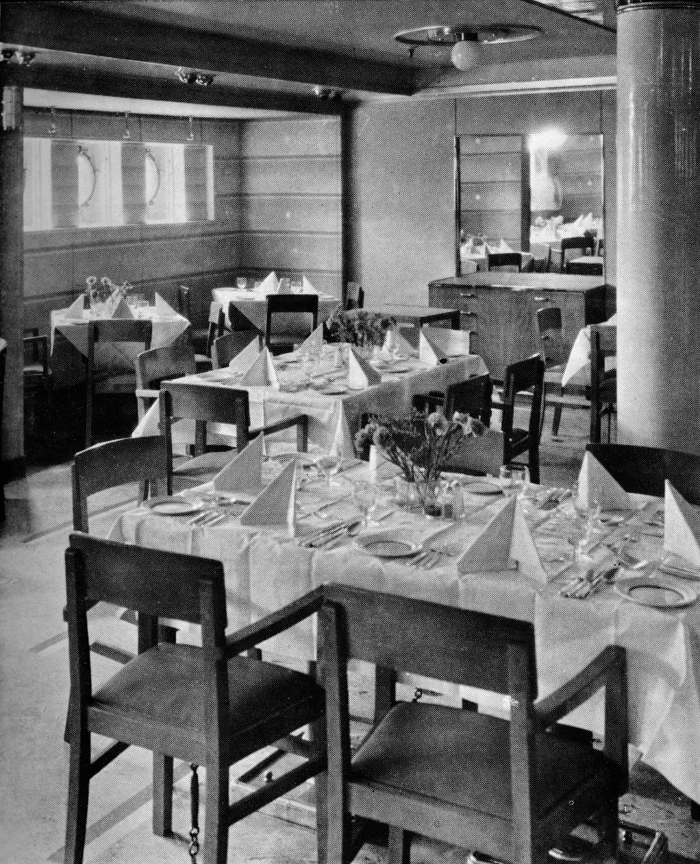 Część Turystycznego Salonu Jadalni, 1935 autorstwa Unbekannt