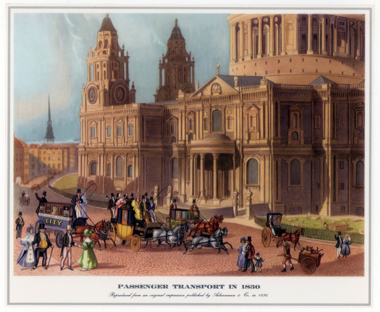 Transport pasażerski w 1830, 1836 autorstwa Unbekannt