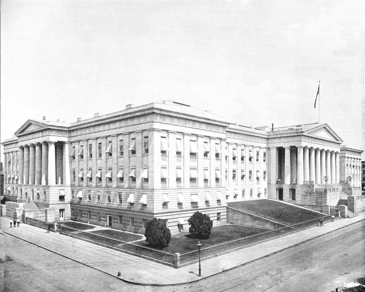 Urząd Patentowy, Waszyngton DC, USA, ok. 1900. autorstwa Unbekannt