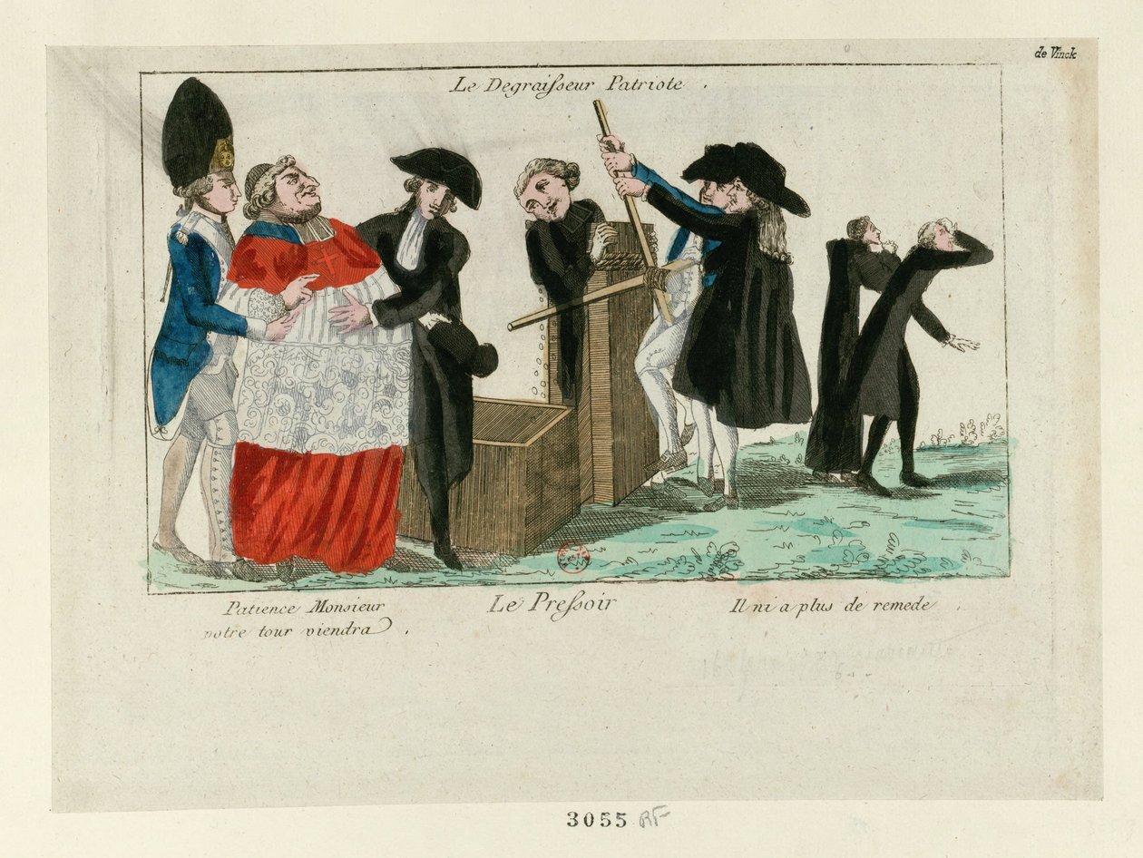 Cierpliwości prałacie Twoja kolej nadejdzie..., 1790. autorstwa Unbekannt
