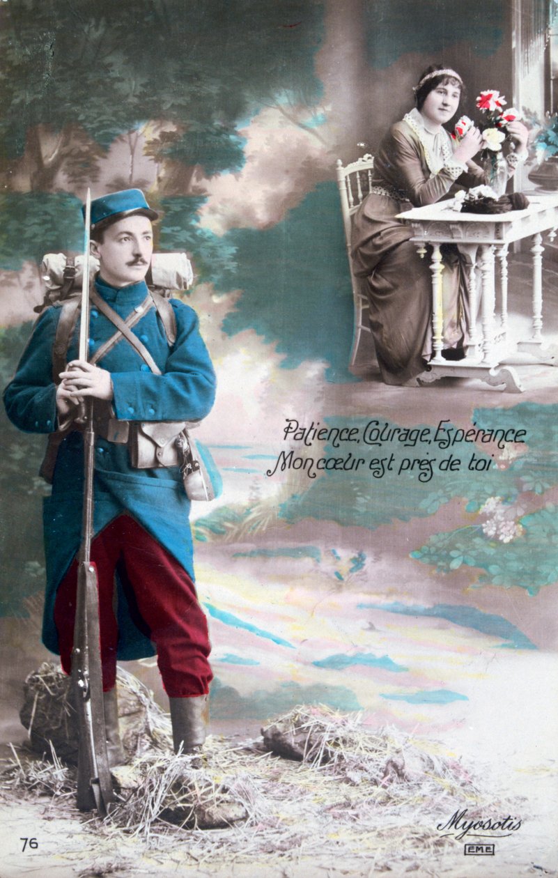 Cierpliwość, odwaga, nadzieja moje serce jest blisko Ciebie, 1914-1918 autorstwa Unbekannt