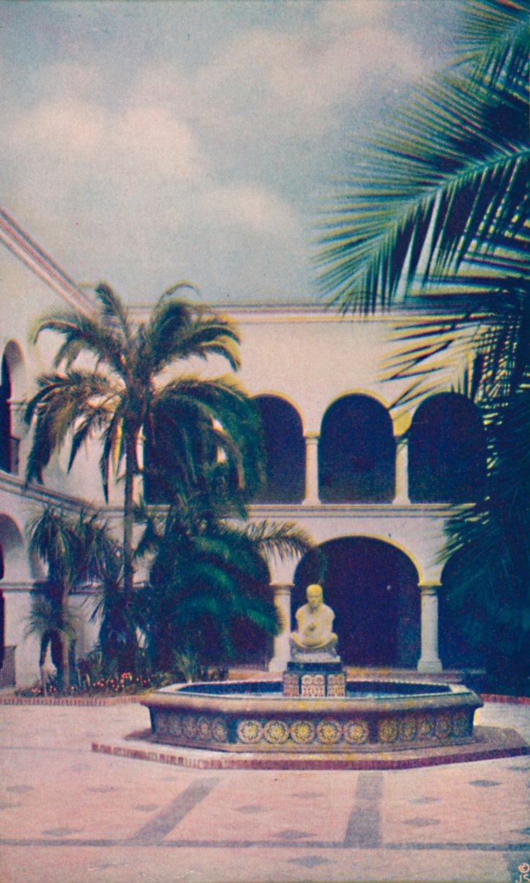 Patio Domu Gościnności, ok. 1935 autorstwa Unbekannt