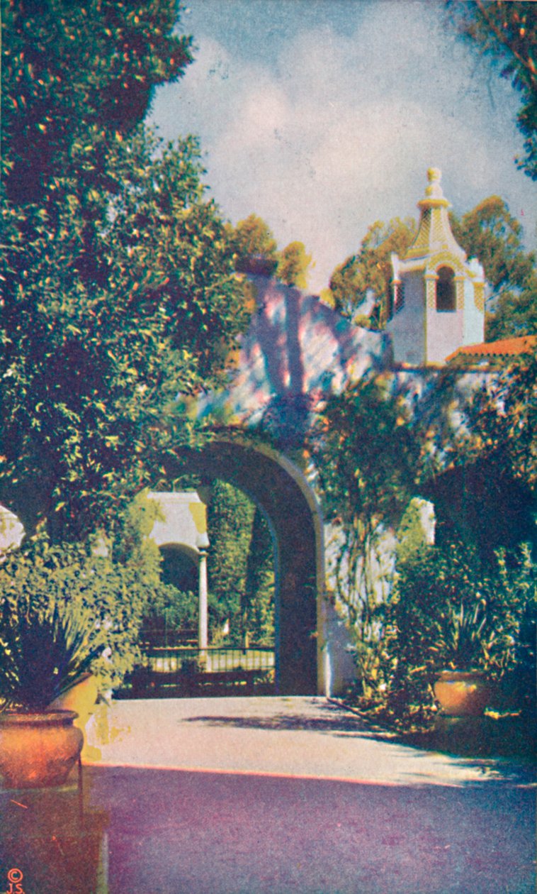 Patio Pałacu Fotografii, ok. 1935 autorstwa Unbekannt