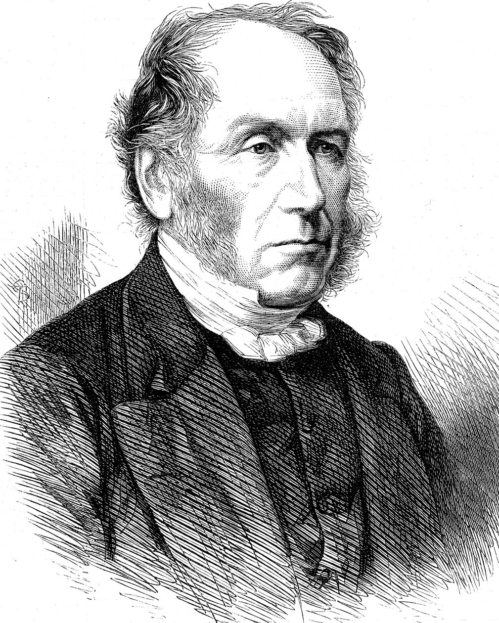 Patrick Bell 1799-1869, szkocki duchowny i wynalazca, 1868 autorstwa Unbekannt