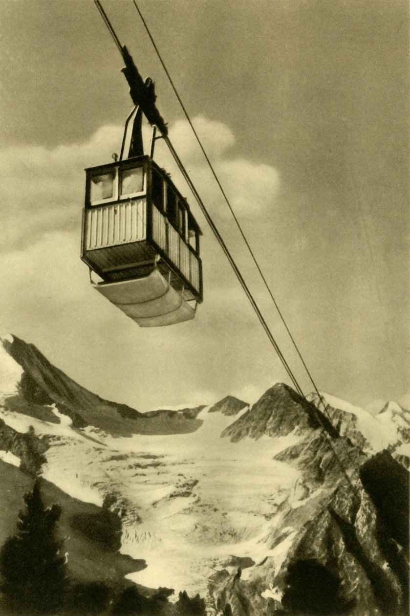 Patscherkofelbahn, Innsbruck, Tyrol, Austria, c1935. autorstwa Unbekannt