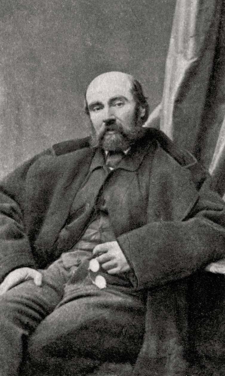 Paul Feval Starszy, francuski powieściopisarz i dramaturg, 1868 autorstwa Unbekannt