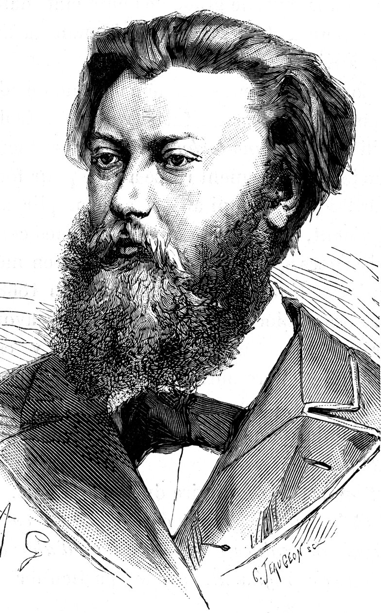 Paul Jablochkoff, rosyjski inżynier telegrafu, 1883 autorstwa Unbekannt