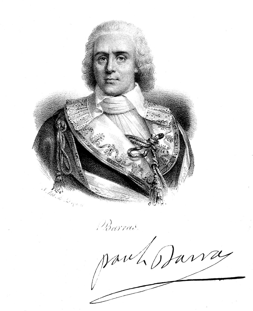Paul Jean Francois Nicolas, hrabia Barras 1755-1829, francuski rewolucjonista autorstwa Unbekannt