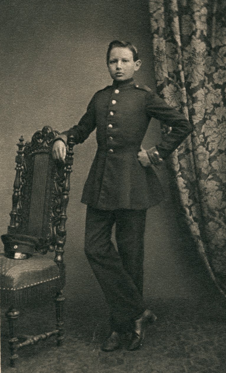 Paul von Hindenburg 1847-1934, jako podchorąży w Wahlstatt, lata 60., 30. XX wieku autorstwa Unbekannt