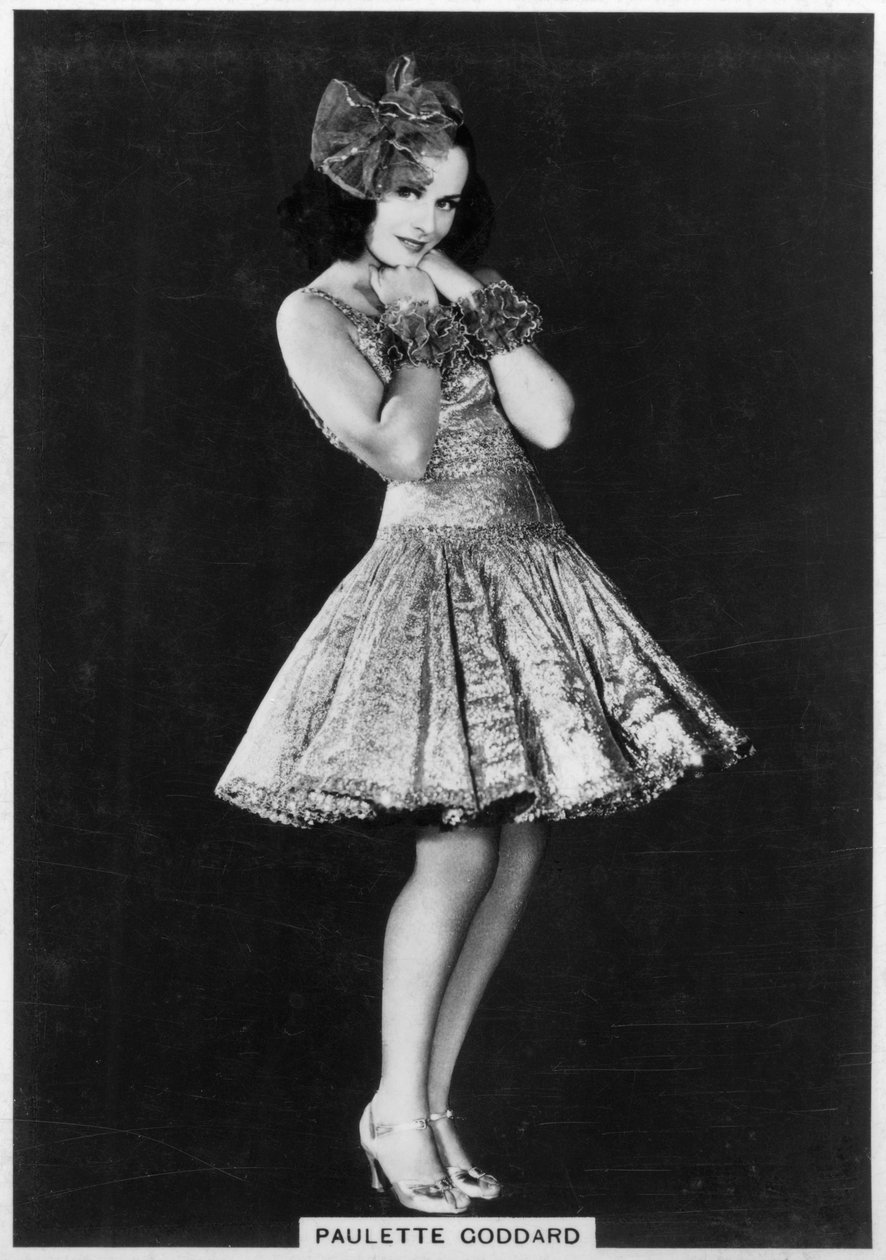 Paulette Goddard, amerykańska aktorka filmowa i teatralna, 1938 autorstwa Unbekannt