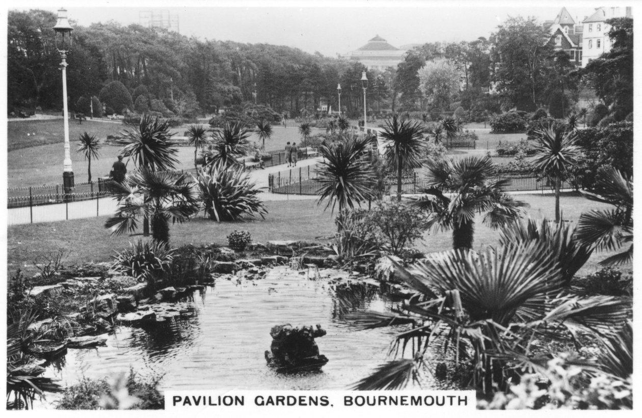 Pavilion Gardens, Bournemouth, Dorset, 1937 autorstwa Unbekannt