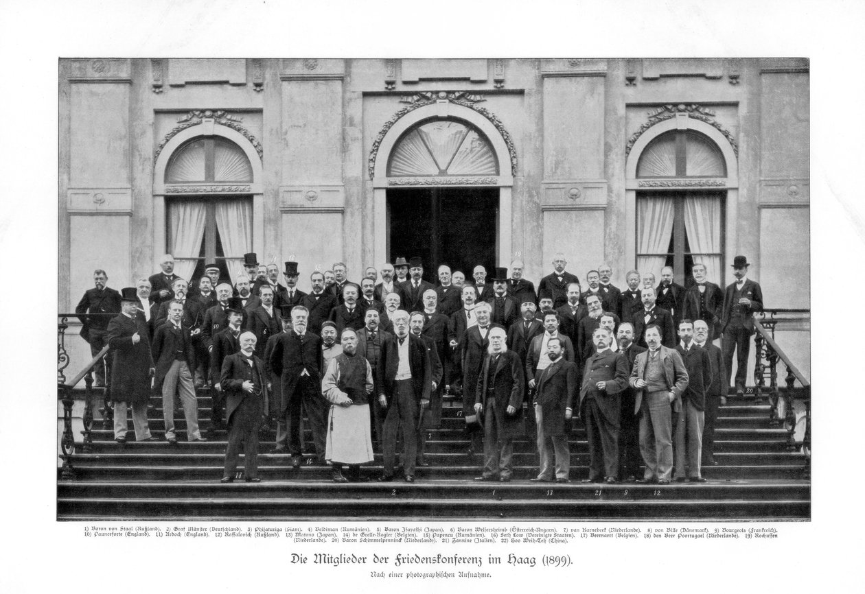 Konferencja Pokojowa w Hadze 1899, 1900 autorstwa Unbekannt