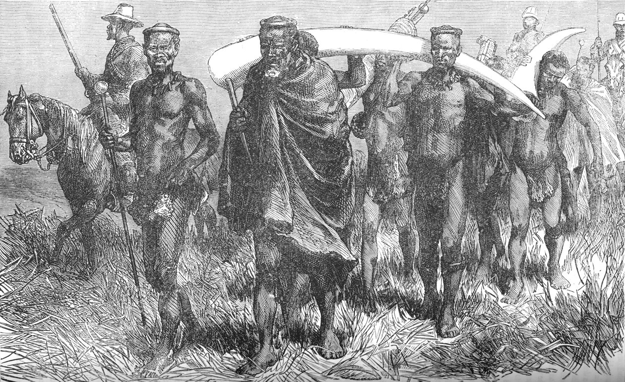 Posłańcy pokoju z Cetewayo, ok. 1880 r. autorstwa Unbekannt