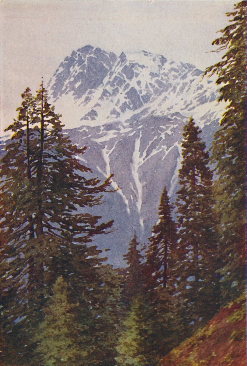 Szczyt w Himalajach, 1924 autorstwa Unbekannt