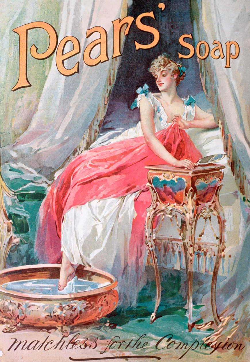 Reklama mydła gruszki, 1898 autorstwa Unbekannt