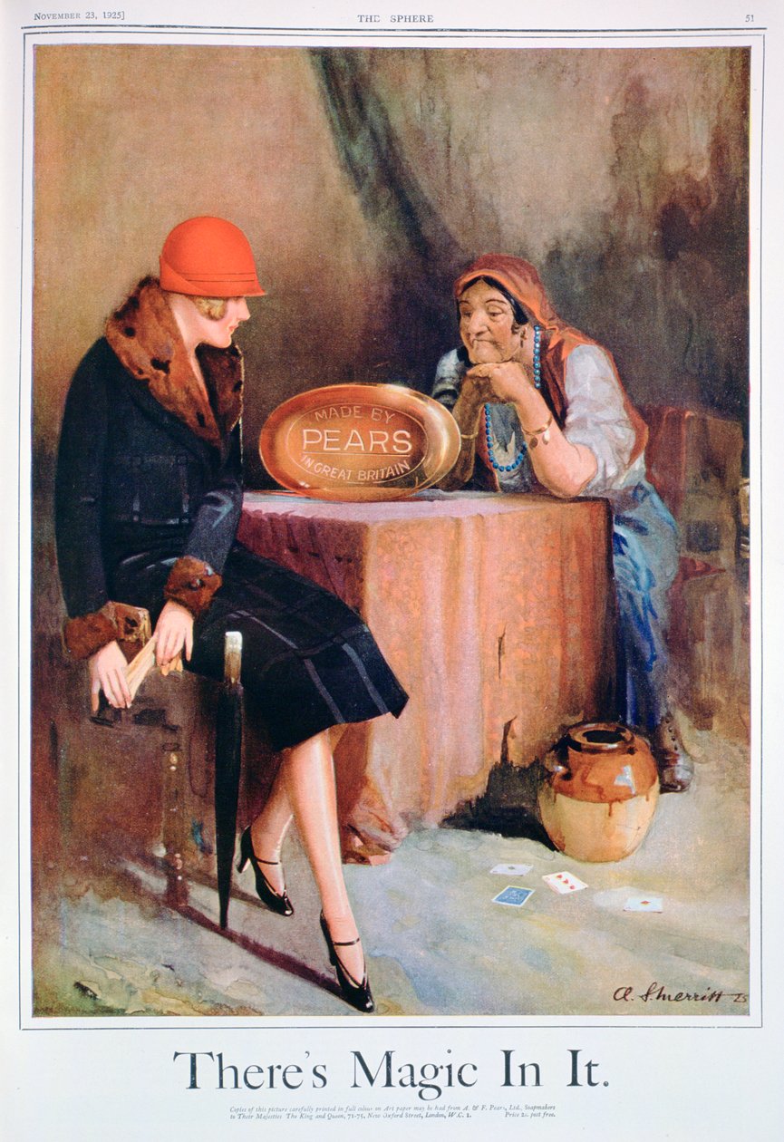 Reklama mydła gruszki, 1925 autorstwa Unbekannt