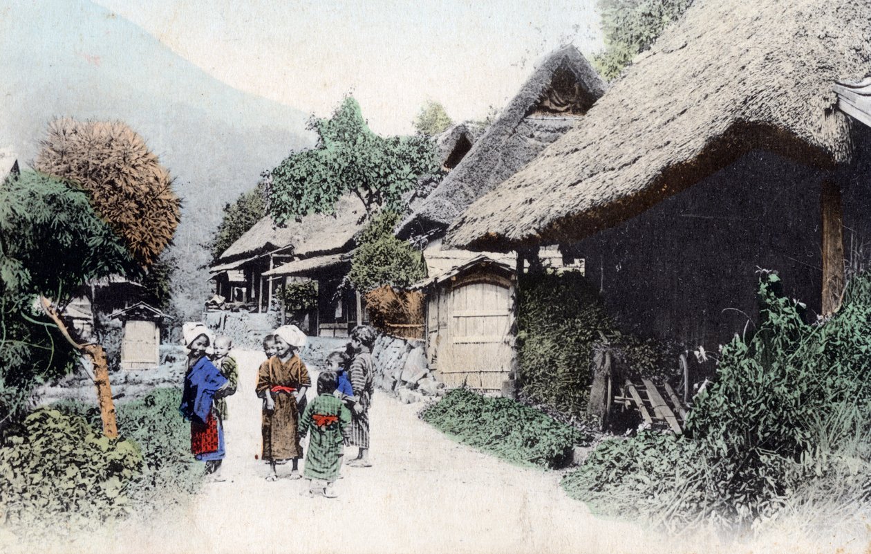 Gospodarstwo chłopskie, Japonia, XX w. autorstwa Unbekannt