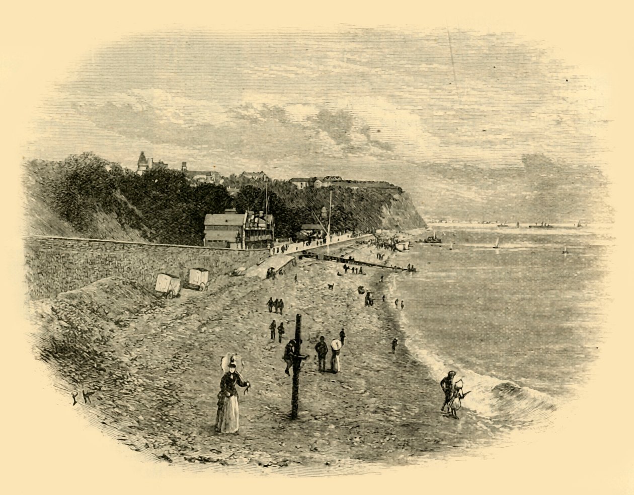 Przylądek Penarth, 1898. autorstwa Unbekannt