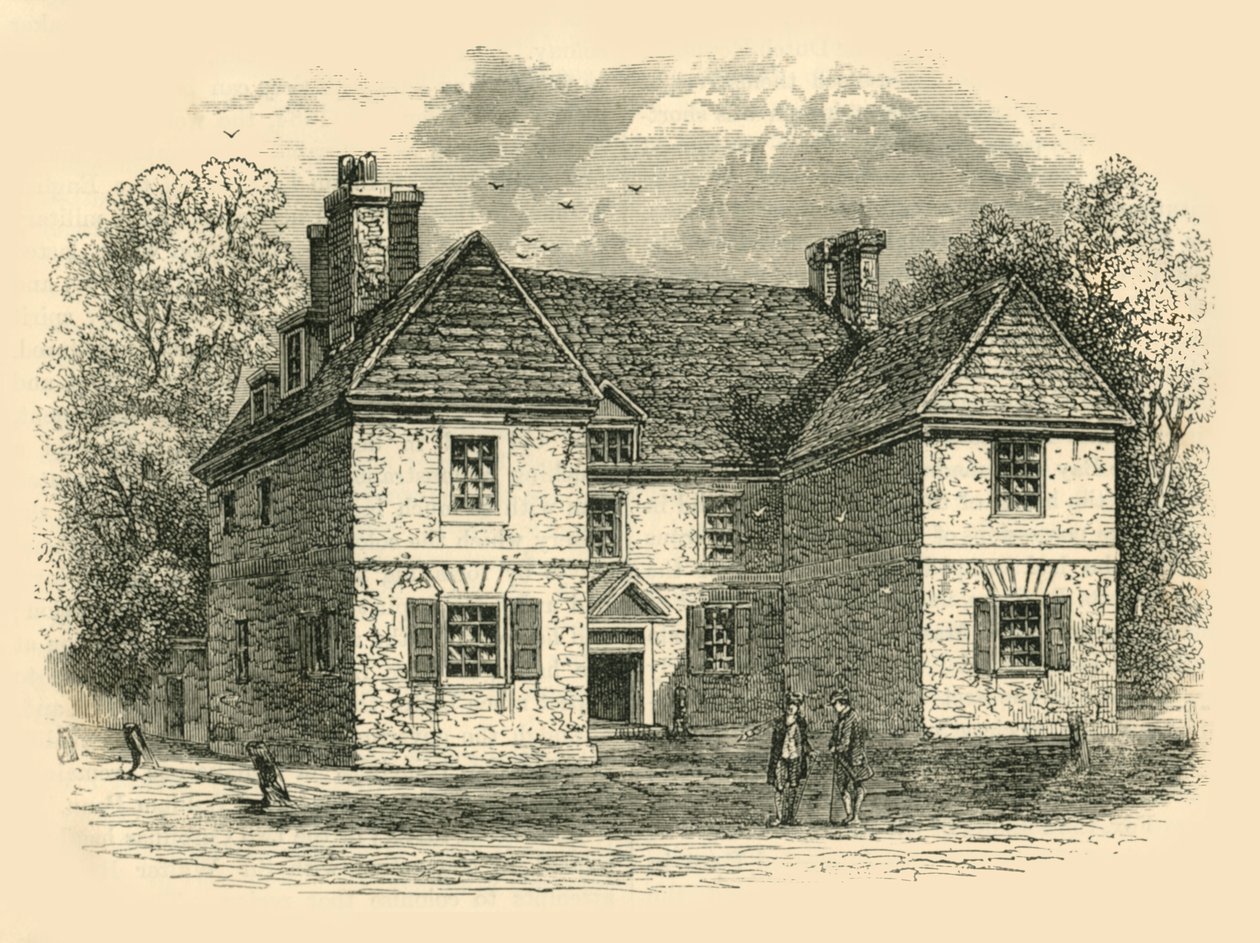 Penns House, Second Street, Filadelfia, c1687-1689, 1890. autorstwa Unbekannt