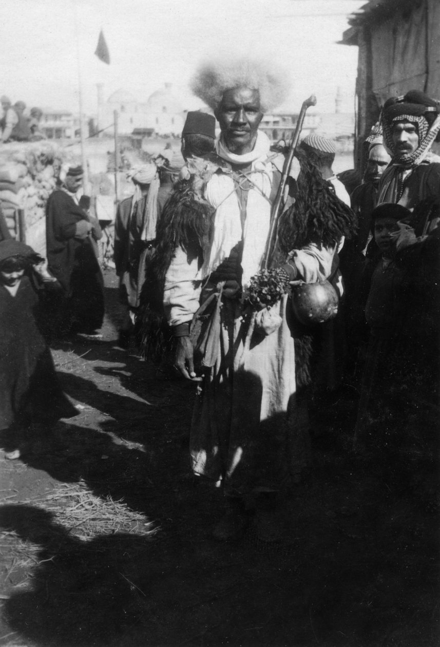 Perski pielgrzym, Bagdad, Irak, 1917-1919 autorstwa Unbekannt