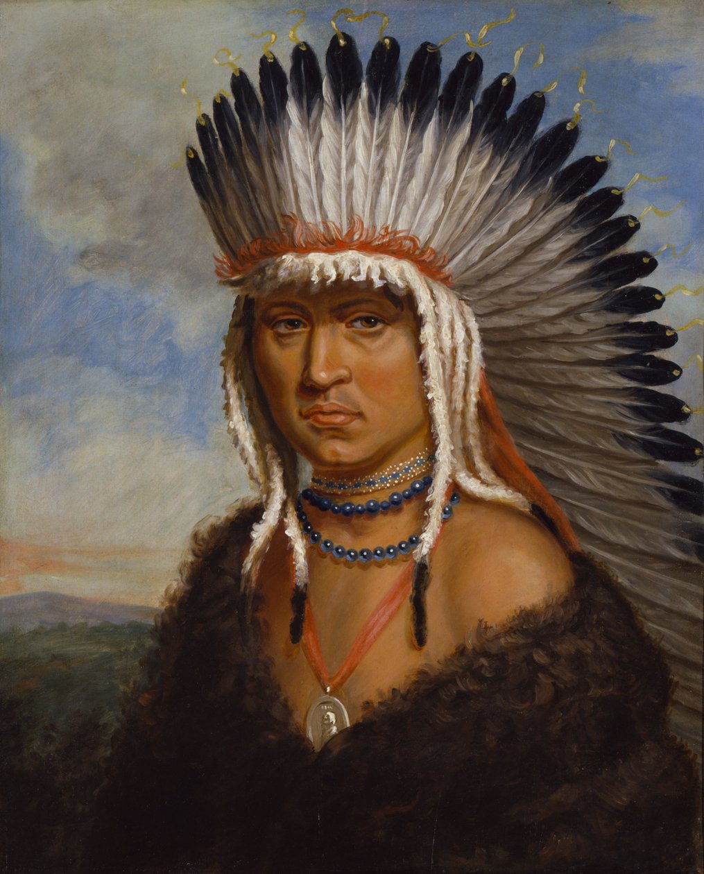 Petelesharro Hojny szef, ca. 1822. autorstwa Unbekannt
