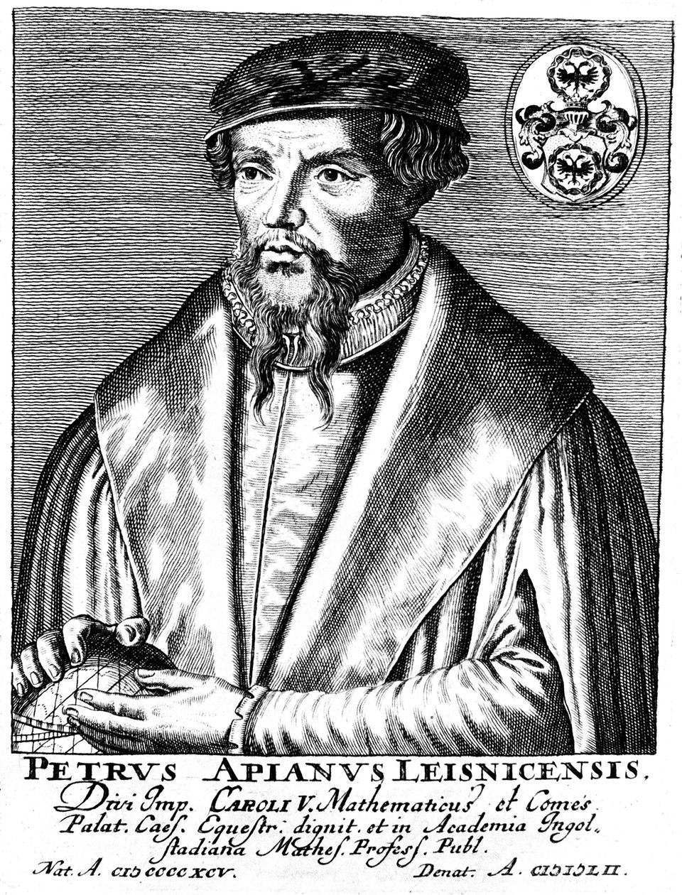 Peter Apian 1495-1552, niemiecki geograf, matematyk i astronom autorstwa Unbekannt