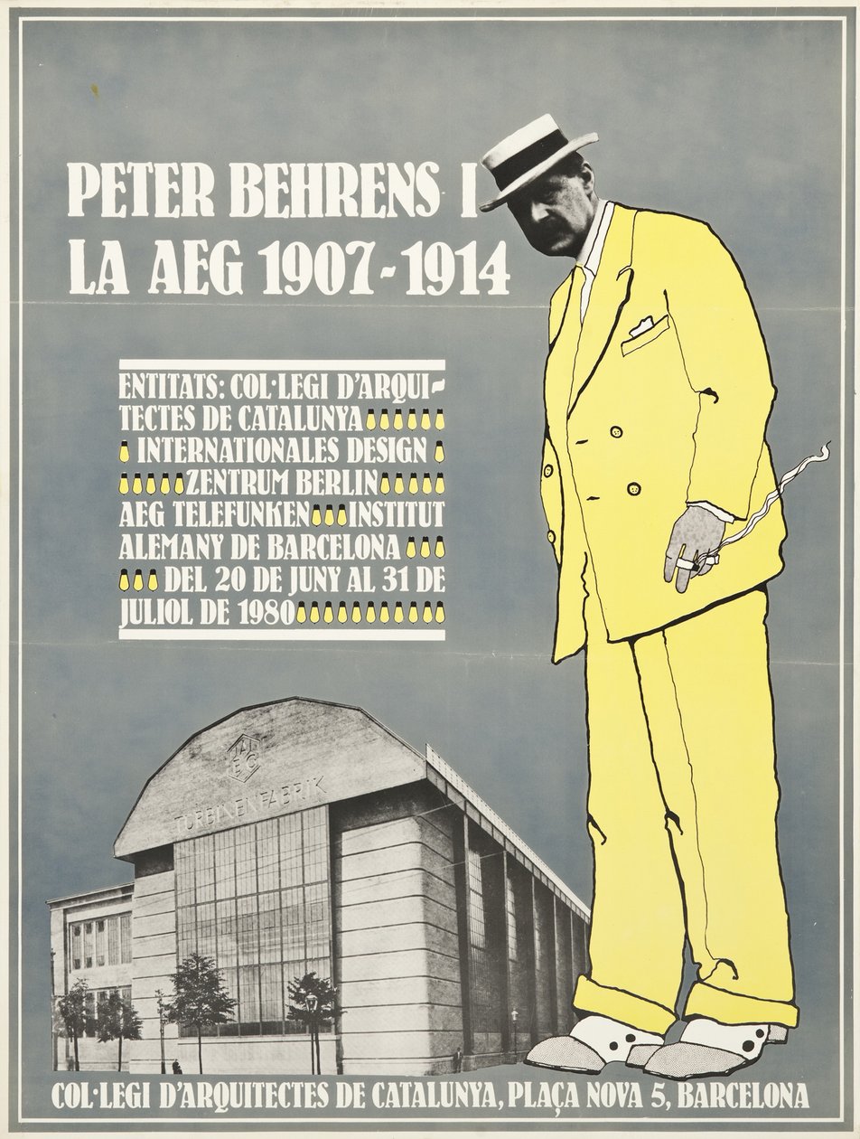 Peter Behrens i plakat AEG 1907-1914 autorstwa Unbekannt